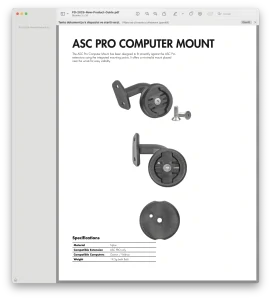 computer mount ASC PRO