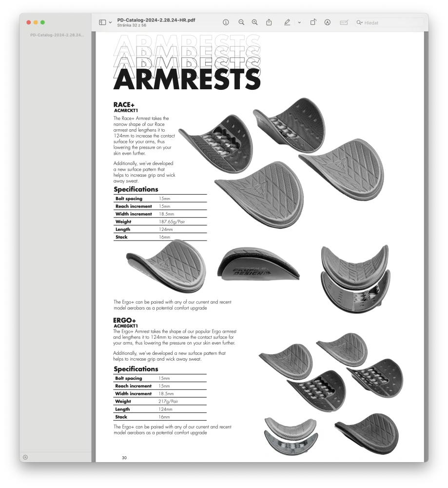 Ergo plus armrest kit